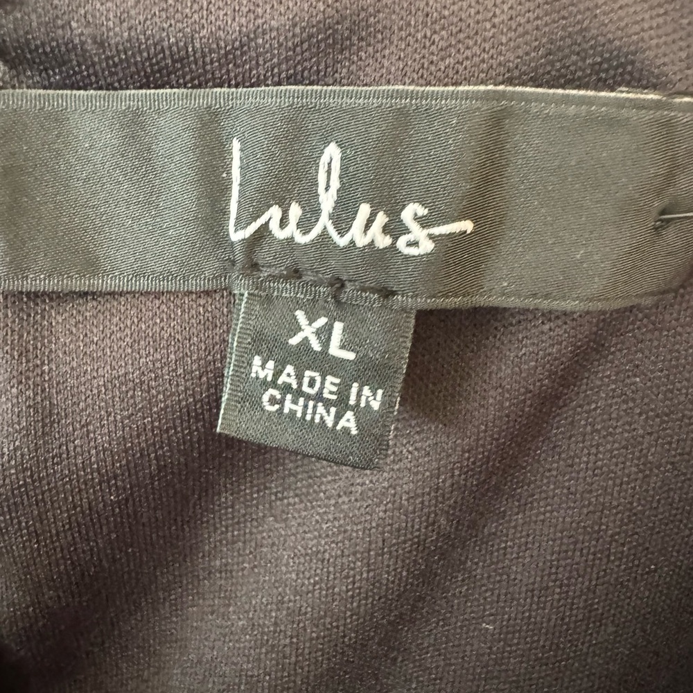 Lulu’s Elegant Radiance Black Floral Print Bustier Midi Dress - Picture 9 of 10